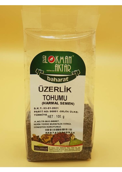 Üzerlik Tohumu 100 gr