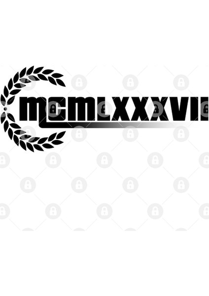 1987 Roman Numerals Kupa Bardak