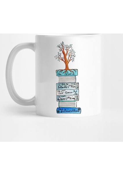 J.R.R. Tolkien Book Stack Kupa Bardak