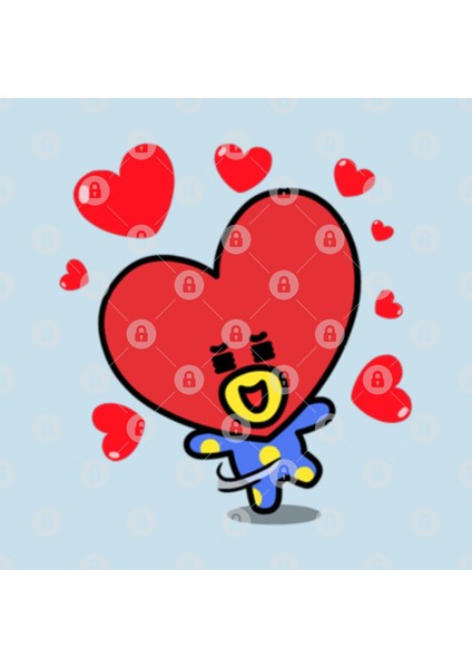 Bt21 V Taetae Taehyung Kupa Bardak