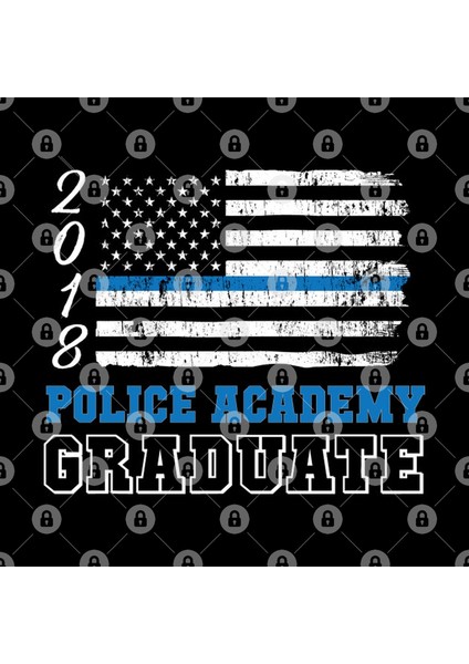 Police Academy 2018 Graduation - Thin Blue Line Kupa Bardak