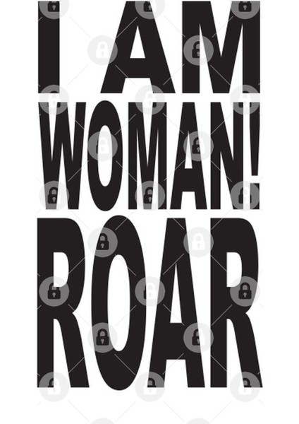 I Am Woman! Roar Pop Art Kupa Bardak