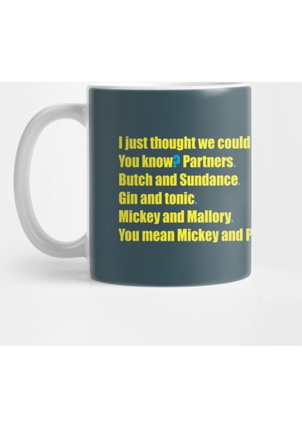 Mickey And Mallory Kupa Bardak