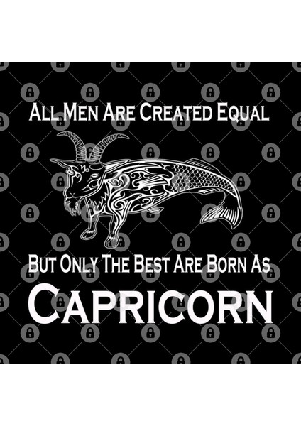 All Men Created Equal But Only The Best Are Born As Capricorn Kupa Bardak