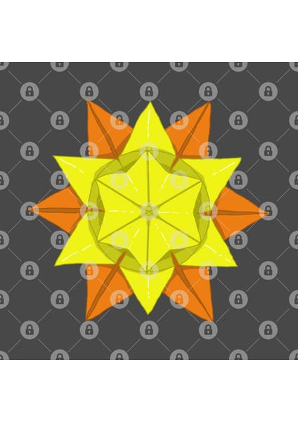 Origami Sun Kupa Bardak