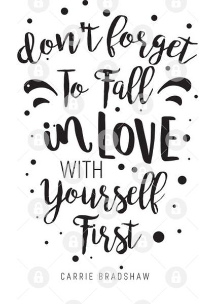 Fall In Love With Yourself First Fashion Wall Art Kupa Bardak