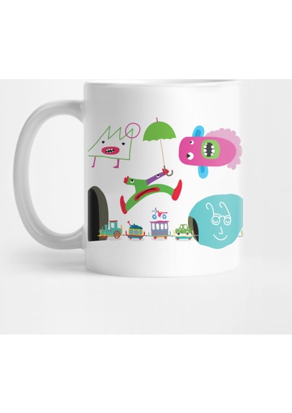 Doodle Train Kupa Bardak