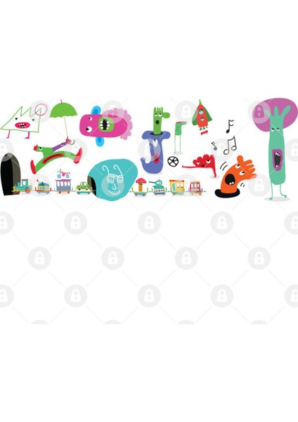 Doodle Train Kupa Bardak