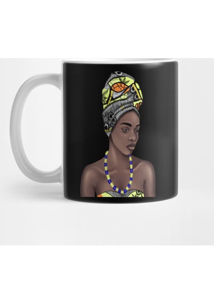 Melanin Queen Black Pride Art Kupa Bardak