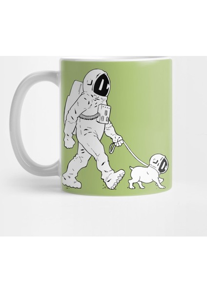 Walking The Dog Astronaut Kupa Bardak