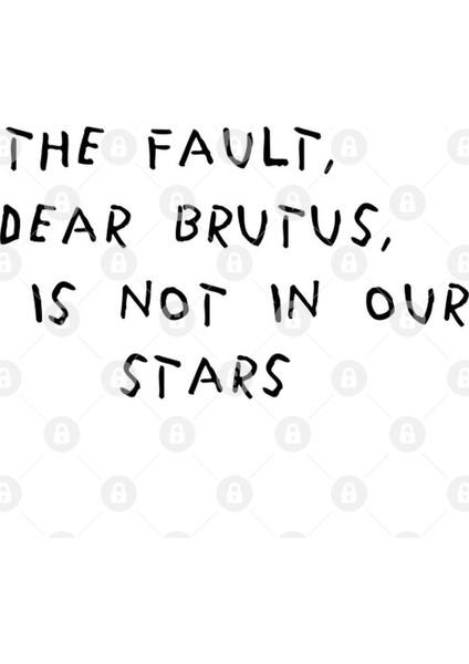 The Fault Dear Brutus Is Not In Our Stars Kupa Bardak