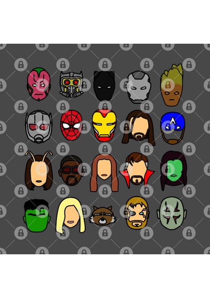 The Whole Infinity War Team Kupa Bardak