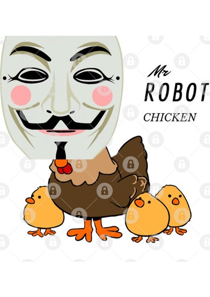 Mr Robot Chicken Kupa Bardak