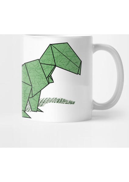 T-Rex Origami Kupa Bardak