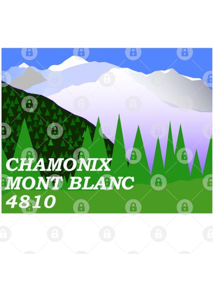 Chamonix Mont Blanc Kupa Bardak