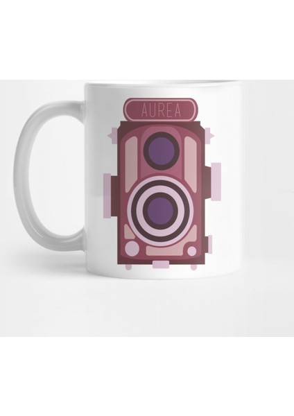 Vintage Camera Kupa Bardak