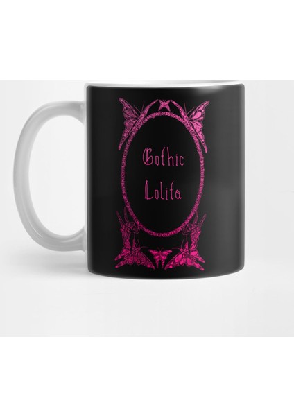 Gothic Lolita Romantic Butterfly Kupa Bardak