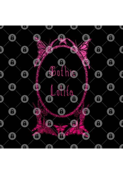 Gothic Lolita Romantic Butterfly Kupa Bardak