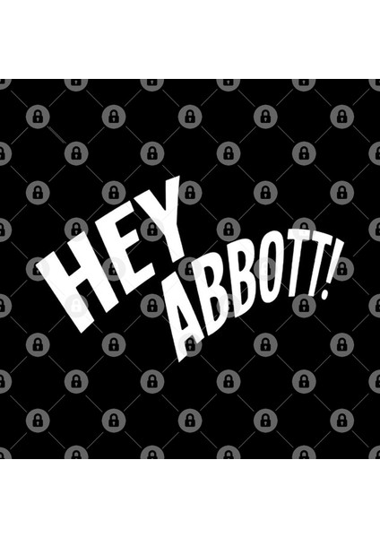 Abbot & Costello - Hey Abbot! Kupa Bardak