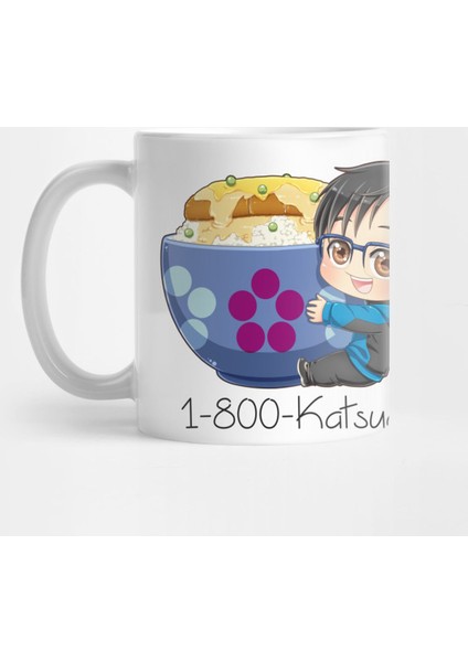 Katsudon Yuuri Yuri On İce Anime Cute Chibi Kupa Bardak