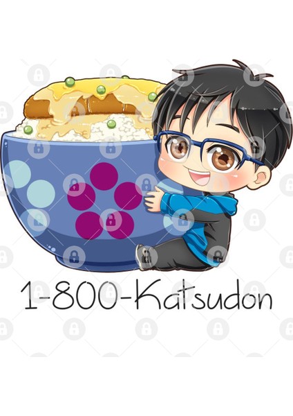 Katsudon Yuuri Yuri On İce Anime Cute Chibi Kupa Bardak