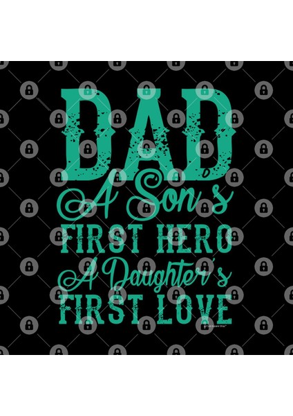 Dad. A Sons First Hero. A Daughters First Love Kupa Bardak
