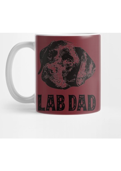 Chocolate Lab Dad Labrador Kupa Bardak
