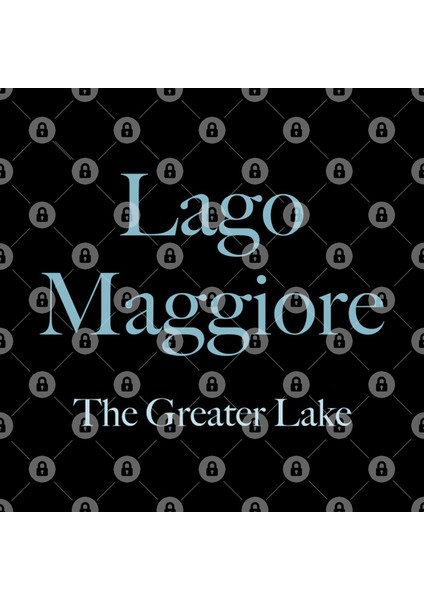 Lago Maggiore The Greater Lake Kupa Bardak