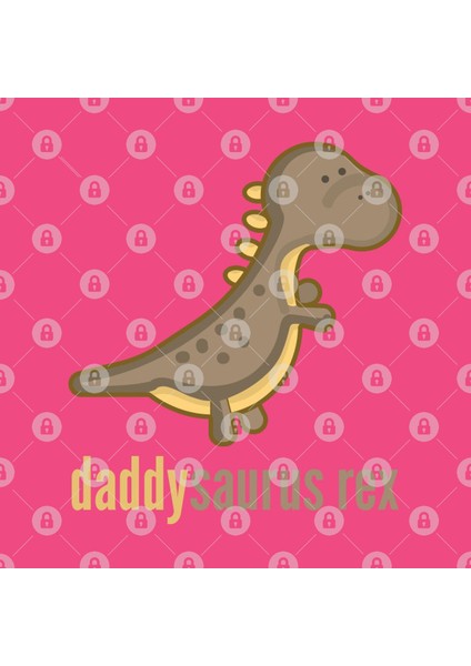 Daddysaurus Rex Dinosaur Family S Kupa Bardak