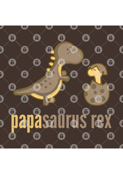 Papasaurus Rex Dinosaur Family S Kupa Bardak