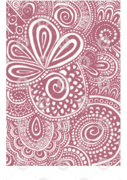Dusty Rose Pina Swirls Kupa Bardak