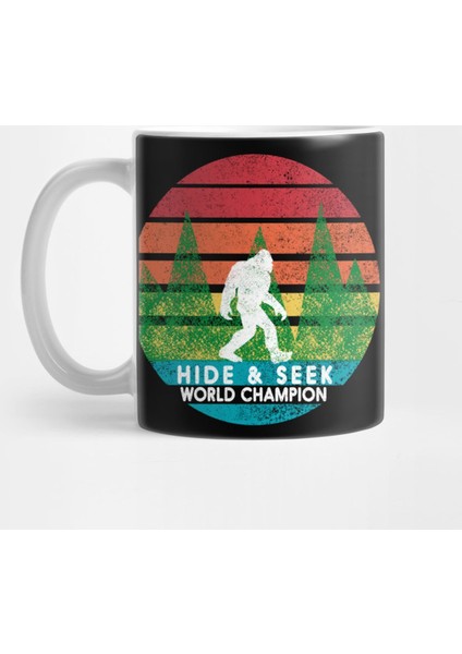 Vintage Retro Hide And Seek Champion Camping Bigfoot Kupa Bardak