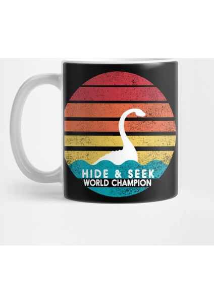 Retro Hide And Seek Champion The Loch Ness Monster Kupa Bardak