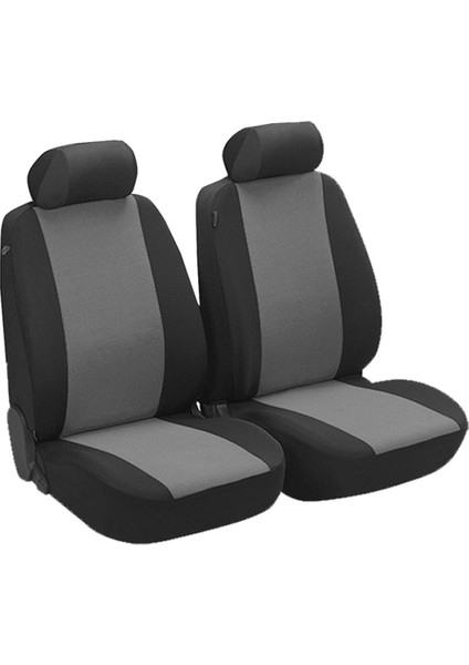 Connect Van Oto Koltuk Kılıfı Ön İki Koltuk İçin Siyah Gri