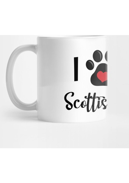 I Love My Scottish Terrier Kupa Bardak