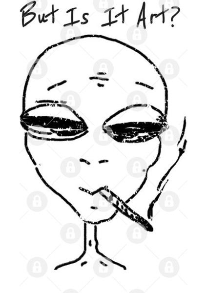 But Is It Art Alien Believer Ufo I Want To Leave Kupa Bardak