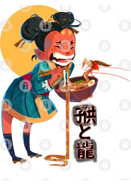 Dragon Ramen Kupa Bardak
