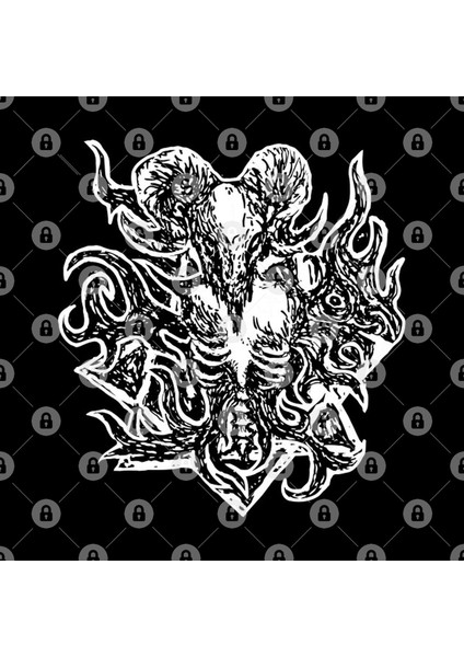 Lucifer Sigil 666 Heavy Metal Kupa Bardak