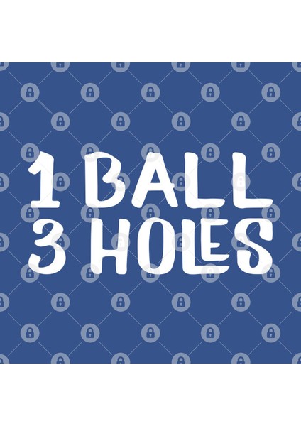 1 Ball 3 Holes Kupa Bardak