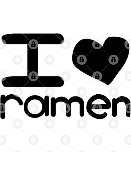I Love Ramen Kupa Bardak