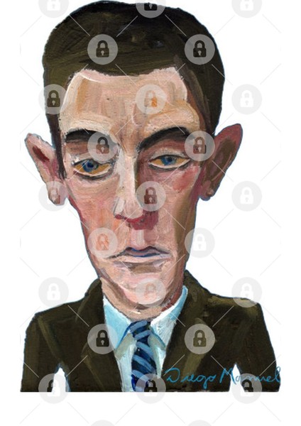 Franz Kafka Portrait Kupa Bardak