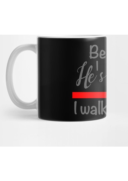 Firefighter Wife Because He'S Mine I Walk This Line Kupa Bardak