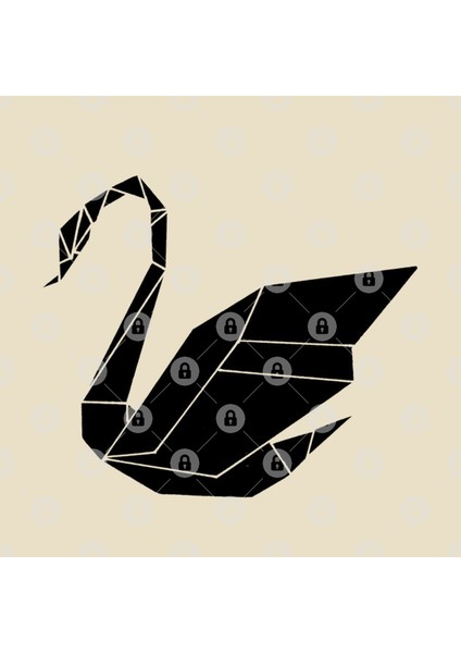 Origami Crane Kupa Bardak