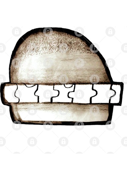 Puzzle On A Bun Kupa Bardak