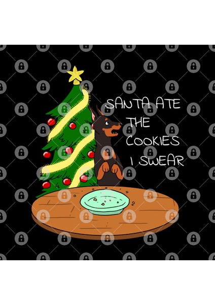 Funny Miniature Pinscher Santa Ate The Cookies Christmas Kupa Bardak