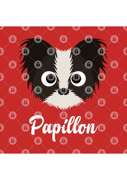 Papillon - Papillon Dog Kupa Bardak