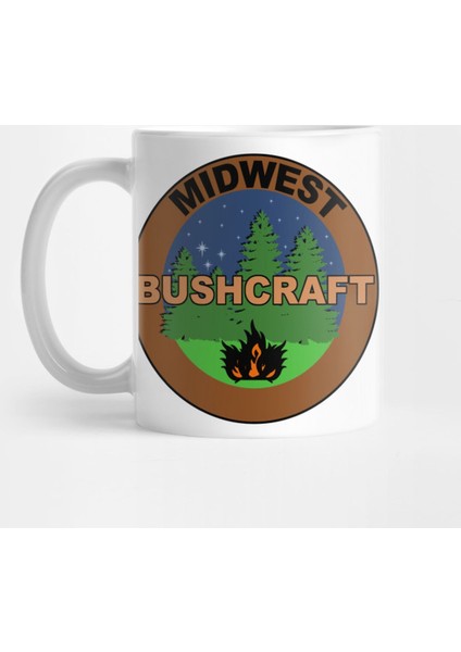 Midwest Bushcraft Logo Kupa Bardak