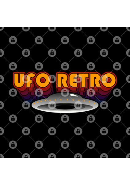 Ufo Retro - Original Cosmic 70'S Design - Ufo, Alien, Paranormal, In Search Of Kupa Bardak