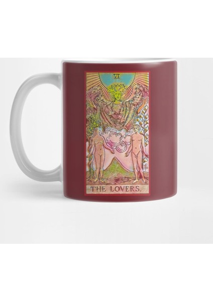 Tarot Card The Lovers Major Arcana Kupa Bardak