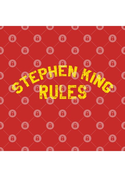 Stephen King Rules Distressed Kupa Bardak